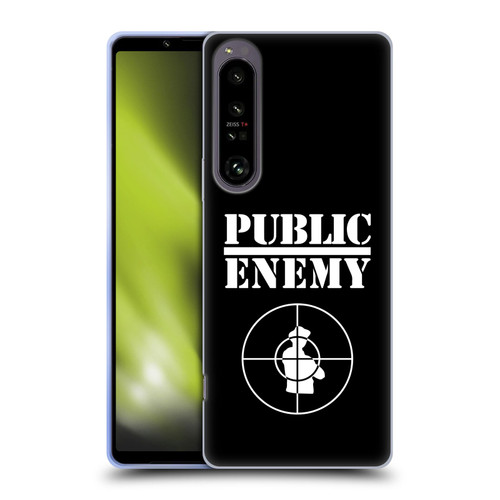 Public Enemy Graphics Logo Soft Gel Case for Sony Xperia 1 IV