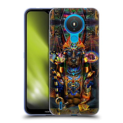 Jumbie Art Gods and Goddesses Anubis Soft Gel Case for Nokia 1.4