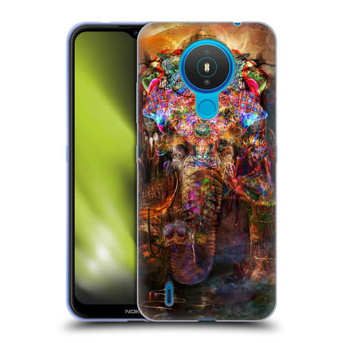Jumbie Art Gods and Goddesses Ganesha Soft Gel Case for Nokia 1.4