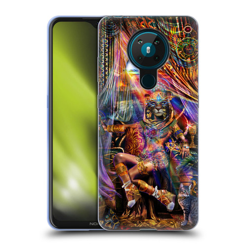 Jumbie Art Gods and Goddesses Bastet Soft Gel Case for Nokia 5.3