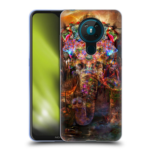 Jumbie Art Gods and Goddesses Ganesha Soft Gel Case for Nokia 5.3
