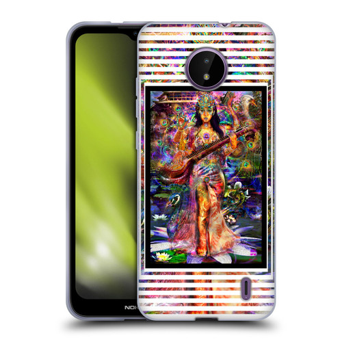 Jumbie Art Gods and Goddesses Saraswatti Soft Gel Case for Nokia C10 / C20