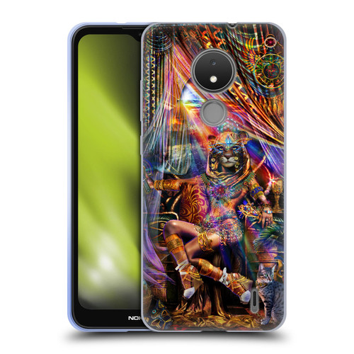Jumbie Art Gods and Goddesses Bastet Soft Gel Case for Nokia C21
