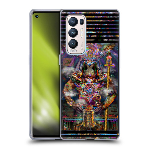 Jumbie Art Gods and Goddesses Horus Soft Gel Case for OPPO Find X3 Neo / Reno5 Pro+ 5G