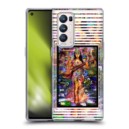 Jumbie Art Gods and Goddesses Saraswatti Soft Gel Case for OPPO Find X3 Neo / Reno5 Pro+ 5G