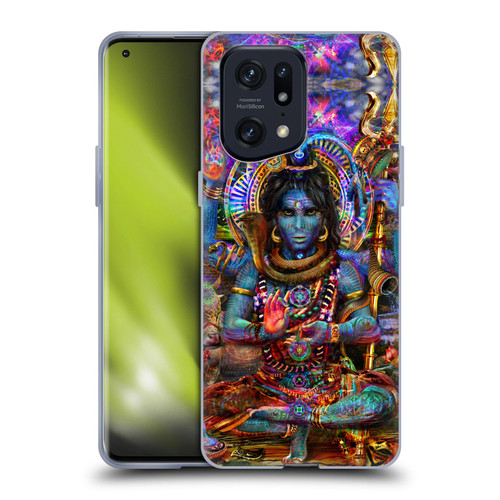 Jumbie Art Gods and Goddesses Shiva Soft Gel Case for OPPO Find X5 Pro