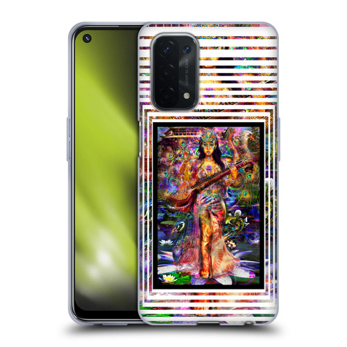 Jumbie Art Gods and Goddesses Saraswatti Soft Gel Case for OPPO A54 5G