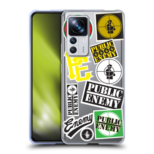 Public Enemy Graphics Collage Soft Gel Case for Xiaomi 12T Pro