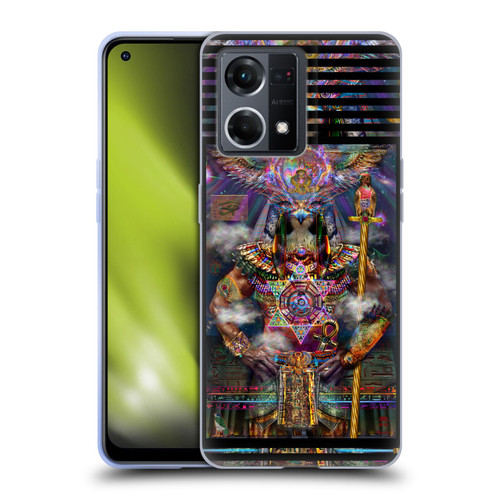 Jumbie Art Gods and Goddesses Horus Soft Gel Case for OPPO Reno8 4G