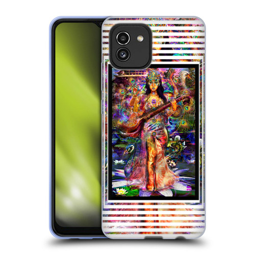 Jumbie Art Gods and Goddesses Saraswatti Soft Gel Case for Samsung Galaxy A03 (2021)