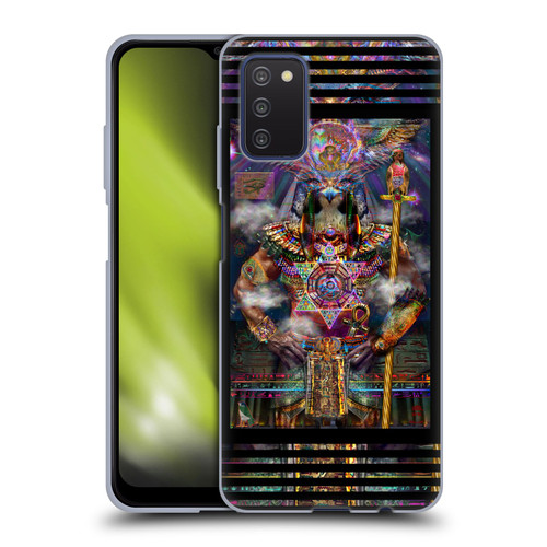 Jumbie Art Gods and Goddesses Horus Soft Gel Case for Samsung Galaxy A03s (2021)