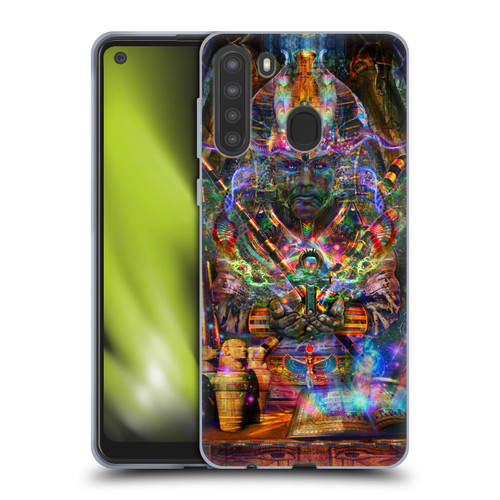 Jumbie Art Gods and Goddesses Osiris Soft Gel Case for Samsung Galaxy A21 (2020)