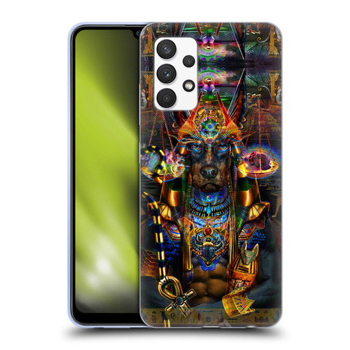 Jumbie Art Gods and Goddesses Anubis Soft Gel Case for Samsung Galaxy A32 (2021)