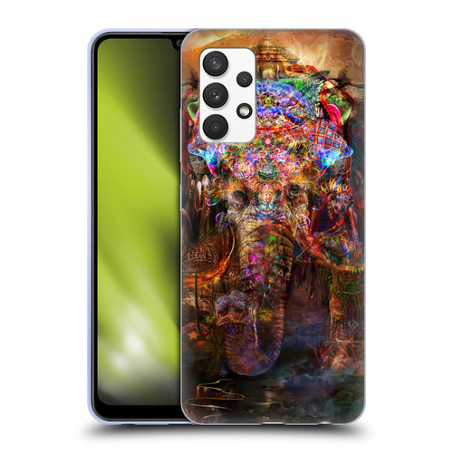 Jumbie Art Gods and Goddesses Ganesha Soft Gel Case for Samsung Galaxy A32 (2021)