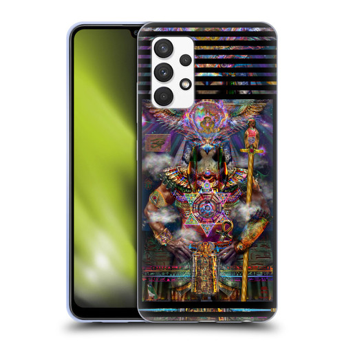 Jumbie Art Gods and Goddesses Horus Soft Gel Case for Samsung Galaxy A32 (2021)