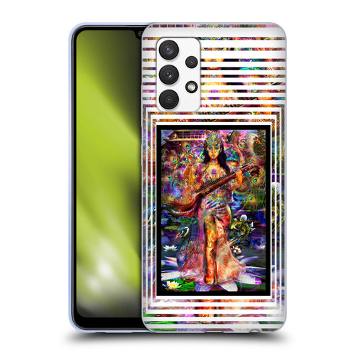 Jumbie Art Gods and Goddesses Saraswatti Soft Gel Case for Samsung Galaxy A32 (2021)