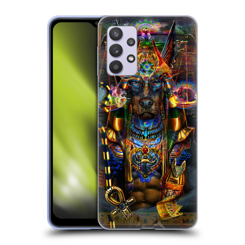 Jumbie Art Gods and Goddesses Anubis Soft Gel Case for Samsung Galaxy A32 5G / M32 5G (2021)