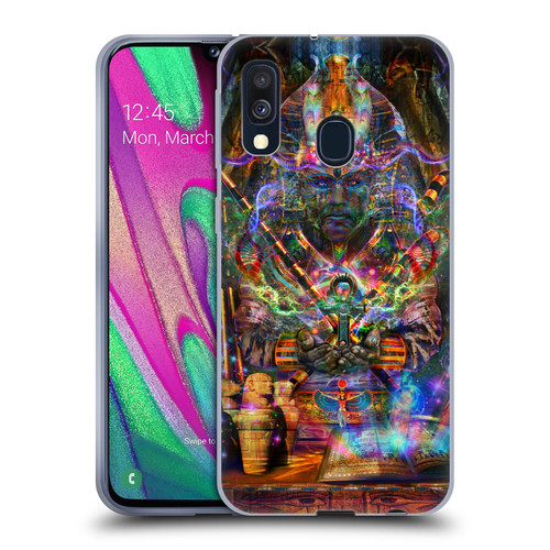 Jumbie Art Gods and Goddesses Osiris Soft Gel Case for Samsung Galaxy A40 (2019)