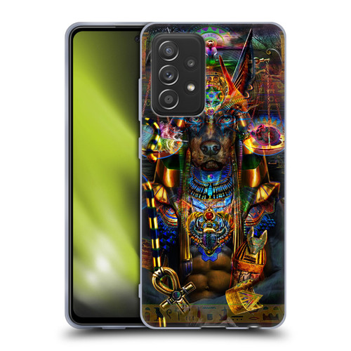 Jumbie Art Gods and Goddesses Anubis Soft Gel Case for Samsung Galaxy A52 / A52s / 5G (2021)