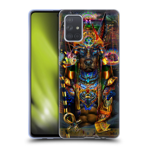 Jumbie Art Gods and Goddesses Anubis Soft Gel Case for Samsung Galaxy A71 (2019)