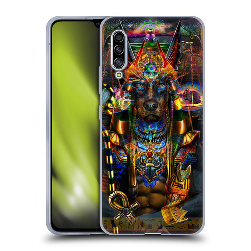 Jumbie Art Gods and Goddesses Anubis Soft Gel Case for Samsung Galaxy A90 5G (2019)