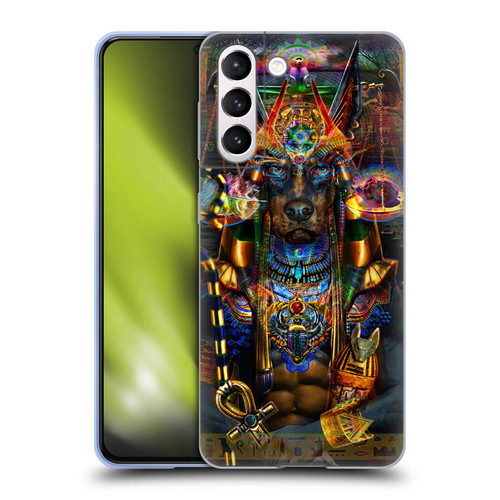 Jumbie Art Gods and Goddesses Anubis Soft Gel Case for Samsung Galaxy S21 5G