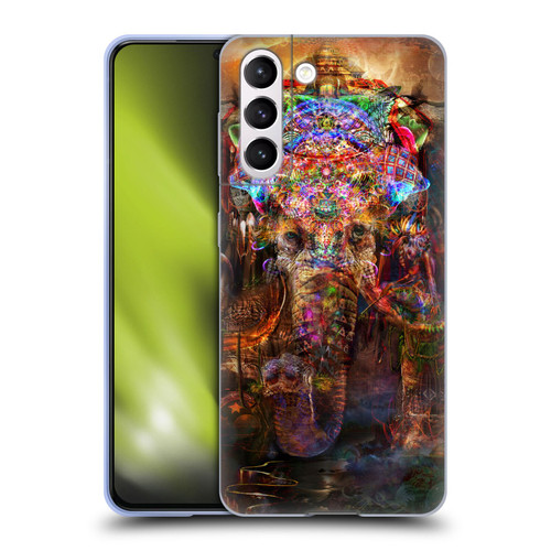 Jumbie Art Gods and Goddesses Ganesha Soft Gel Case for Samsung Galaxy S21 5G