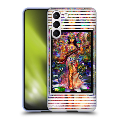 Jumbie Art Gods and Goddesses Saraswatti Soft Gel Case for Samsung Galaxy S21 5G