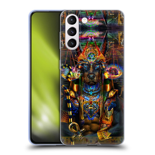 Jumbie Art Gods and Goddesses Anubis Soft Gel Case for Samsung Galaxy S21+ 5G