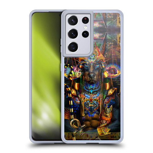 Jumbie Art Gods and Goddesses Anubis Soft Gel Case for Samsung Galaxy S21 Ultra 5G