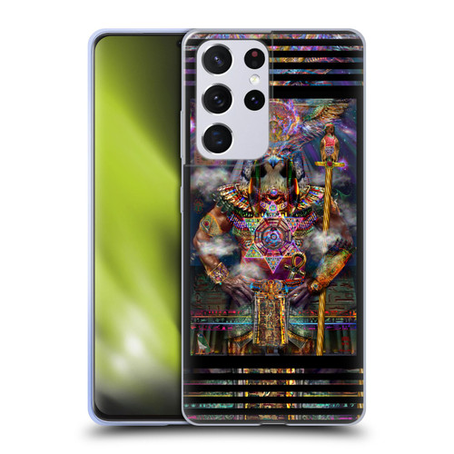 Jumbie Art Gods and Goddesses Horus Soft Gel Case for Samsung Galaxy S21 Ultra 5G