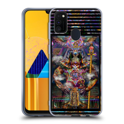 Jumbie Art Gods and Goddesses Horus Soft Gel Case for Samsung Galaxy M30s (2019)/M21 (2020)