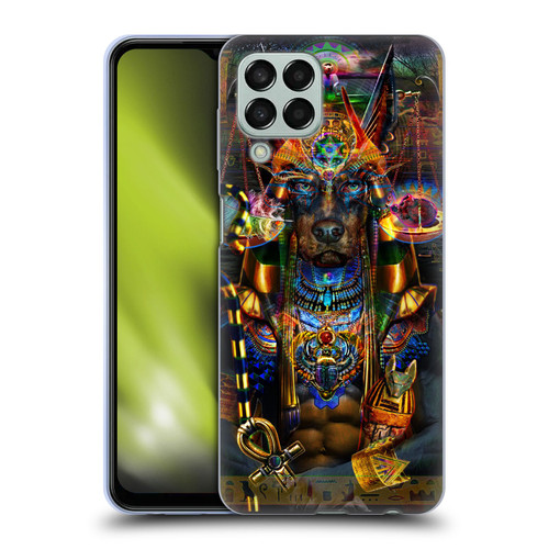 Jumbie Art Gods and Goddesses Anubis Soft Gel Case for Samsung Galaxy M33 (2022)