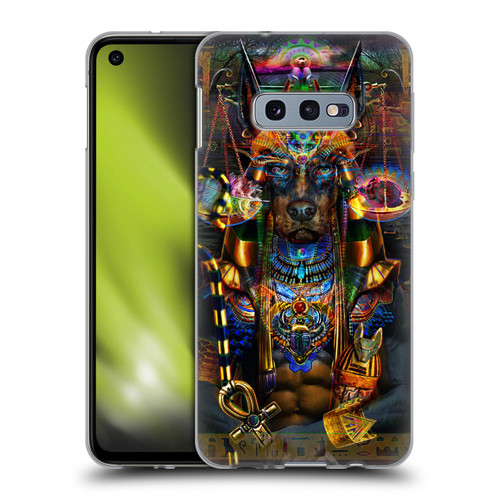 Jumbie Art Gods and Goddesses Anubis Soft Gel Case for Samsung Galaxy S10e