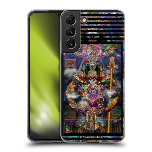 Jumbie Art Gods and Goddesses Horus Soft Gel Case for Samsung Galaxy S22+ 5G