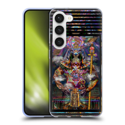 Jumbie Art Gods and Goddesses Horus Soft Gel Case for Samsung Galaxy S23 5G