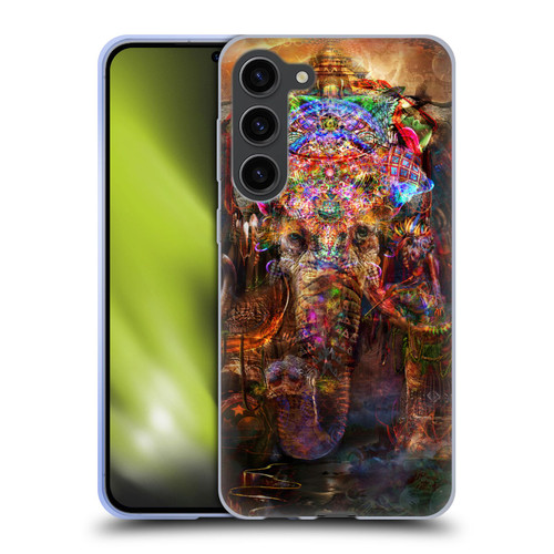Jumbie Art Gods and Goddesses Ganesha Soft Gel Case for Samsung Galaxy S23+ 5G
