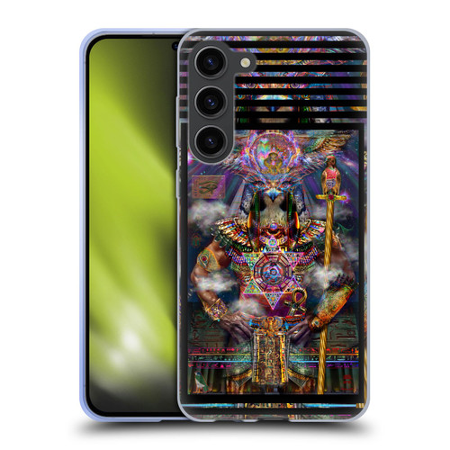 Jumbie Art Gods and Goddesses Horus Soft Gel Case for Samsung Galaxy S23+ 5G