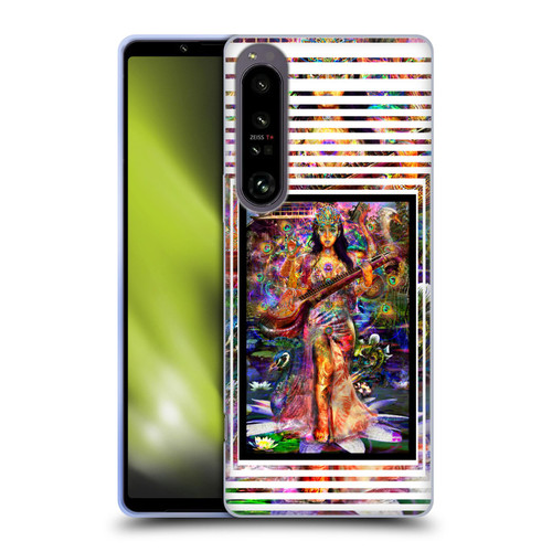 Jumbie Art Gods and Goddesses Saraswatti Soft Gel Case for Sony Xperia 1 IV