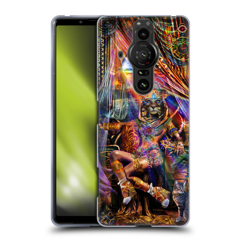 Jumbie Art Gods and Goddesses Bastet Soft Gel Case for Sony Xperia Pro-I