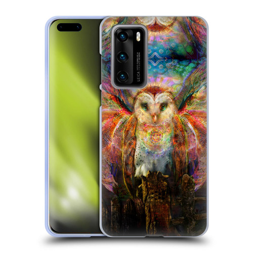 Jumbie Art Visionary Owl Soft Gel Case for Huawei P40 5G