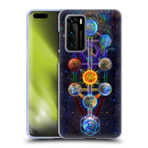 Jumbie Art Visionary Tree Of Life Soft Gel Case for Huawei P40 5G