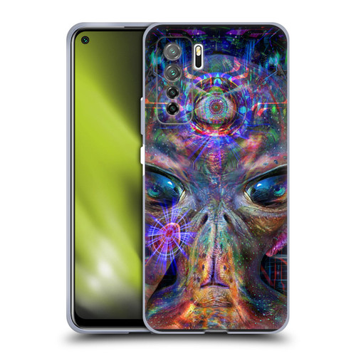 Jumbie Art Visionary Alien Soft Gel Case for Huawei Nova 7 SE/P40 Lite 5G