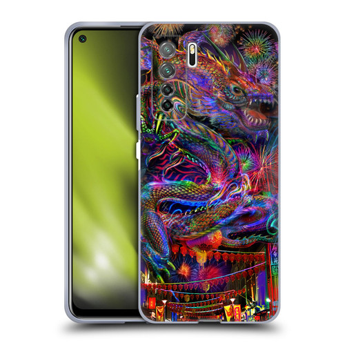 Jumbie Art Visionary Dragon Soft Gel Case for Huawei Nova 7 SE/P40 Lite 5G