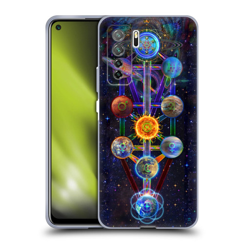 Jumbie Art Visionary Tree Of Life Soft Gel Case for Huawei Nova 7 SE/P40 Lite 5G
