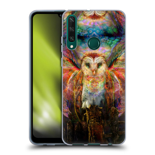 Jumbie Art Visionary Owl Soft Gel Case for Huawei Y6p