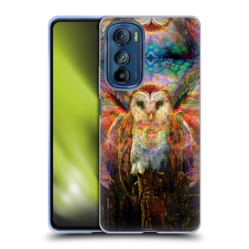 Jumbie Art Visionary Owl Soft Gel Case for Motorola Edge 30