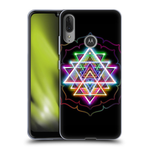 Jumbie Art Visionary Sri Yantra Soft Gel Case for Motorola Moto E6 Plus