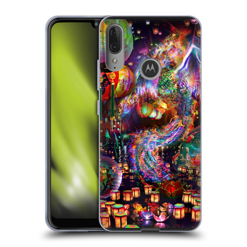 Jumbie Art Visionary Phoenix Soft Gel Case for Motorola Moto E6 Plus