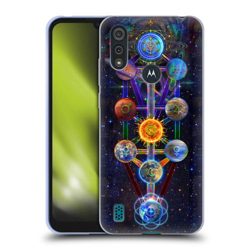Jumbie Art Visionary Tree Of Life Soft Gel Case for Motorola Moto E6s (2020)